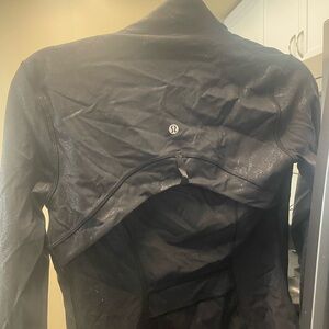 Lululemon black sparkle limited edition zip up coat